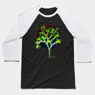 Abstract Tree Baseball T-Shirt